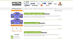 Desktop Screenshot of mcrrcrally.cz